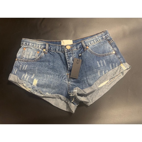 One Teaspoon NWT Bandits Low Rise Denim in Pacifica Blue‎ Size 32 MSRP $99